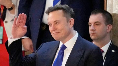 Elon Musk fue felicitado por Donald Trump durante su discurso en el Congreso.