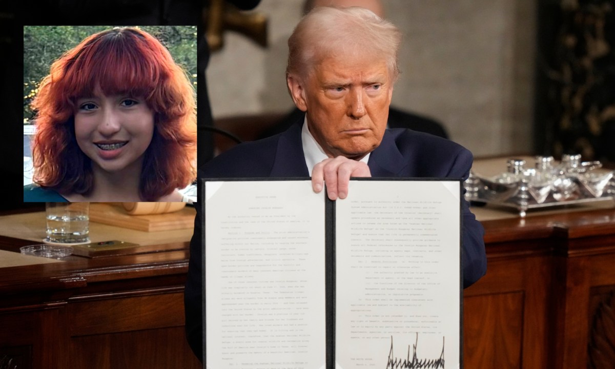 Trump cambió el nombre de un refugio natural por el de niña asesinada en Houston