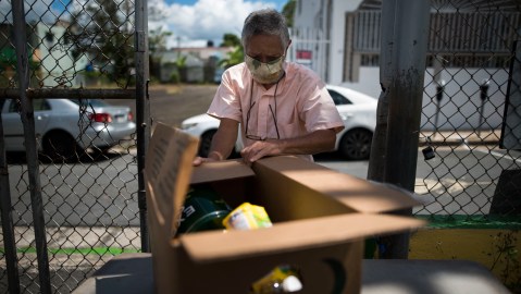 Donaciones de comida de Comedores Sociales en Puerto Rico