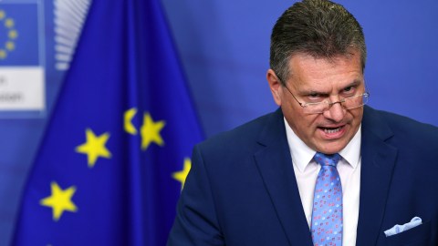 Maros Sefcovic se reunió con funcionarios de la administración Trump.
