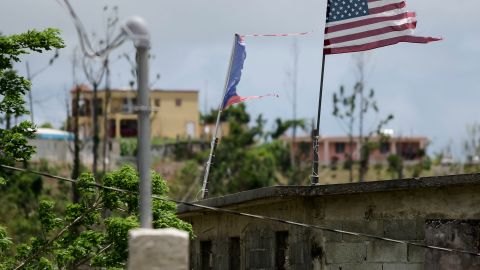 Casas afectadas por el huracán María en Puerto Rico