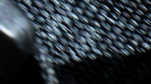 Una bolsa llena de parafernalia de drogas en Portland, Oregon.