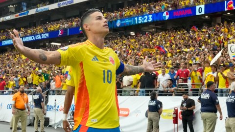 James Rodríguez lidera la convocatoria de la selección Colombia.