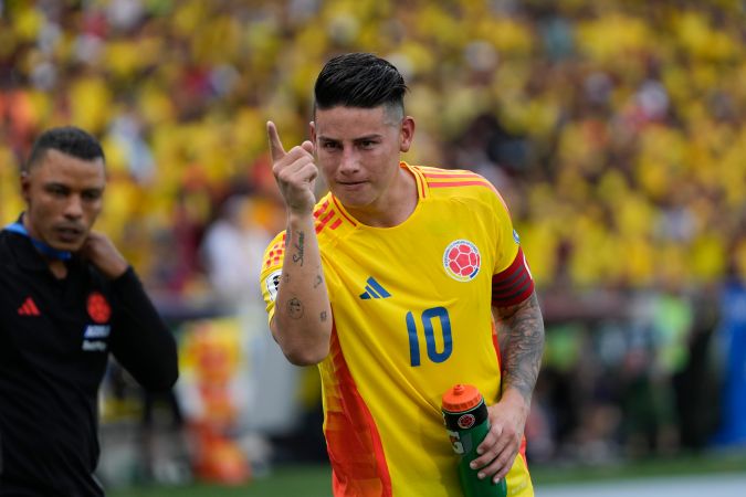 James Rodríguez buscará llevar al triunfo a Colombia.