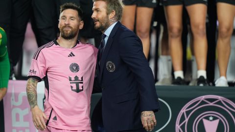 Lionel Messi quiere que David Beckham regrese a las canchas.