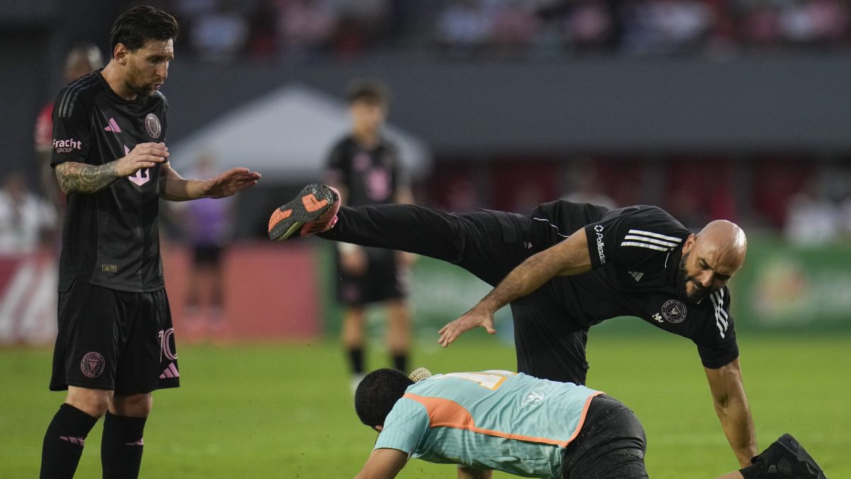 Guardaespaldas de Messi revela que la MLS lo ha vetado de permanecer en las canchas