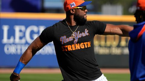 Starling Marte ya entrena con los Mets en los Spring Training.