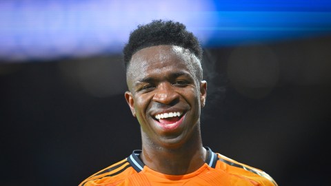 Vinícius Jr. durante un partido de Copa del Rey.