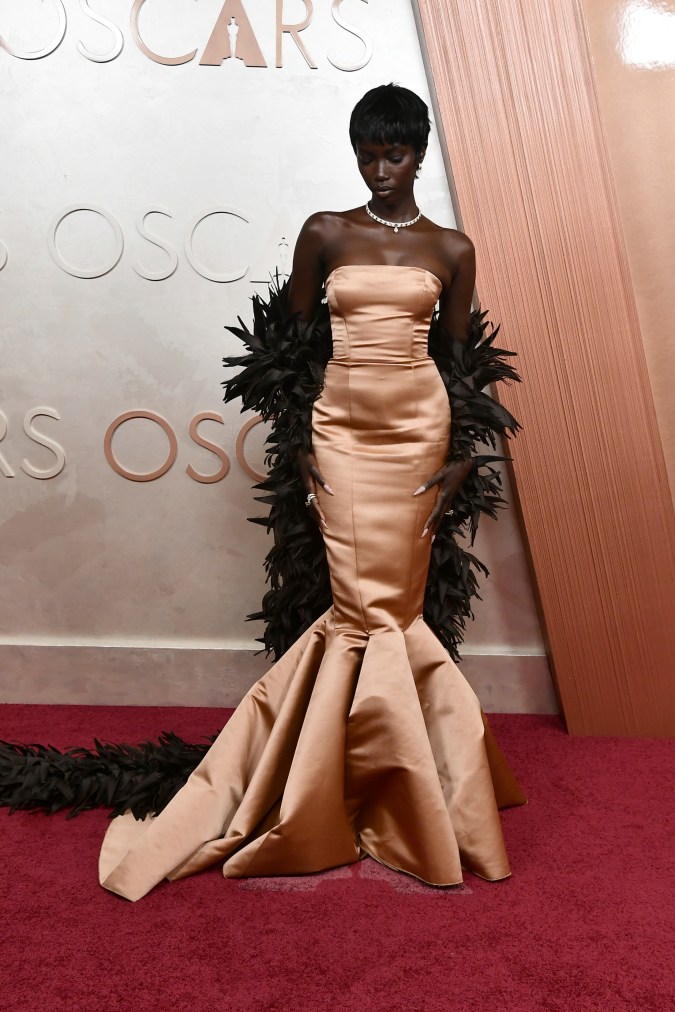 Anok Yai en los Premios Oscar 2025.