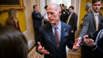 El senador republicano por Florida, Rick Scott, en el Congreso de EE.UU..