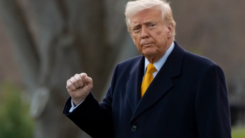 Donald Trump desde la Casa Blanca