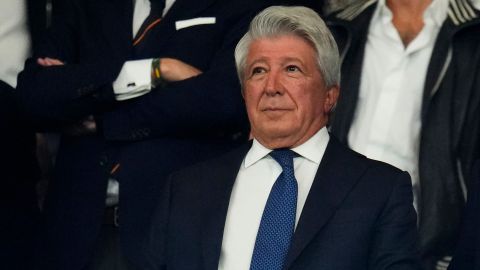 Enrique Cerezo, presidente del Atlético de Madrid.