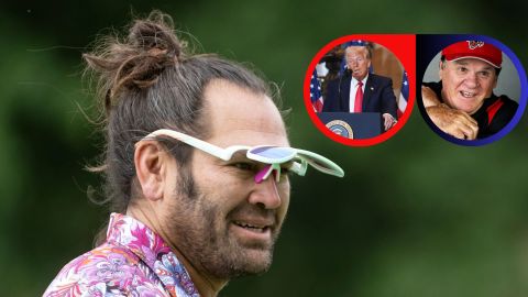 Johnny Damon, Donald Trump y Pete Rose.