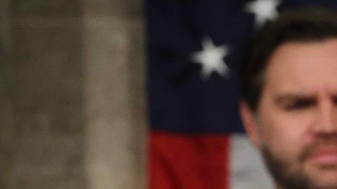 Donald Trump en su primer discurso a la nación en el Congreso.