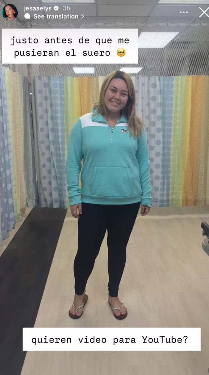 La hija del cantante del género urbano en los próximos días podría estar compartiendo su transformación en su canal de YouTube. | Instagram: @Jesaaelys.