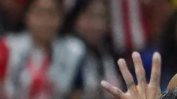 Kevin Álvarez durante partido ante Chivas.