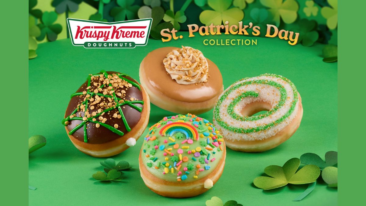 Krispy Kreme regalará donas del 15 al 17 de marzo para celebrar el Día de San Patricio