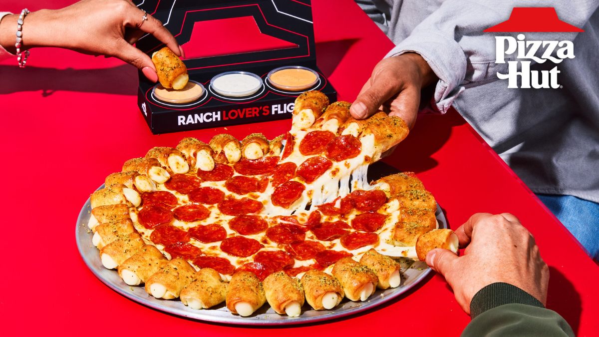 La pizza Cheesy Bites y el Ranch Lover's Flight: lo nuevo de Pizza Hut