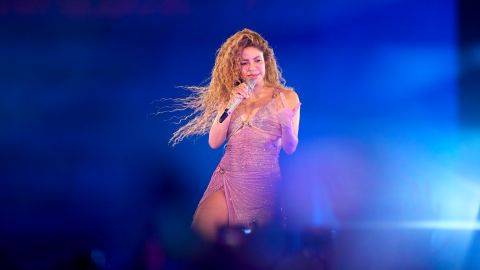 Shakira se presentó en Argentina como parte de su gira.