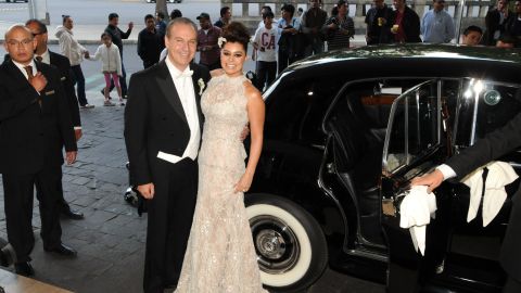 Yadhira Carrillo y Juan Collado en su boda.