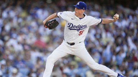 Ryan Yarbrough durante un encuentro entre Los Angeles Dodgers y los Boston Red Sox.