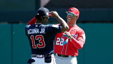 Ronald Acuña Jr. y Juan Soto.