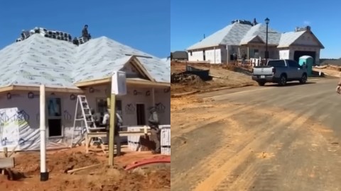Trabajaba en una casa en construcción y no bajó del techo para evitar que ICE lo arrestara