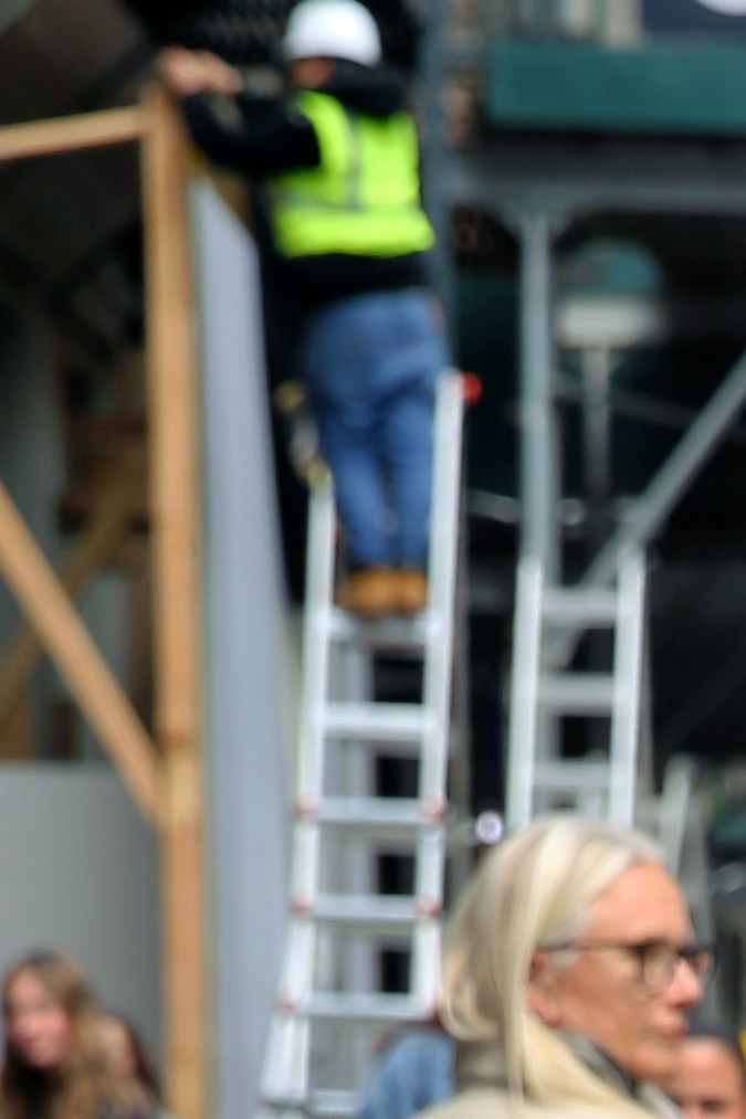 El atrevido look de Heidi Klum no pasó desapercibido en Nueva York.