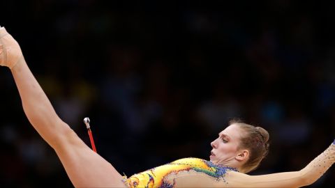 Julieta Cantaluppi durante los Juegos Olímpicos de Londres 2012.