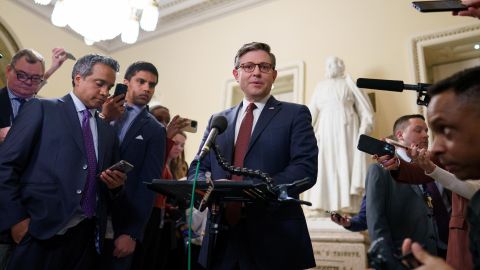 El presidente de la Cámara de Representantes de Estados Unidos, Mike Johnson.