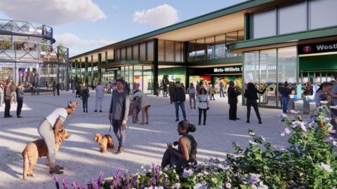 El proyecto incluye modernizar la caótica estación del Subway Mets Willets Points.