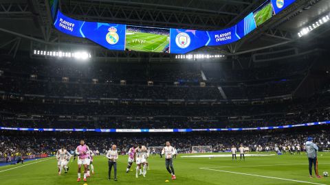 Vista del Santiago Bernabéu, estadio donde se jugará el partido de la NFL.