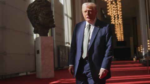 Presidente Donald Trump en el John F. Kennedy Center for the Performing Arts en Washington.