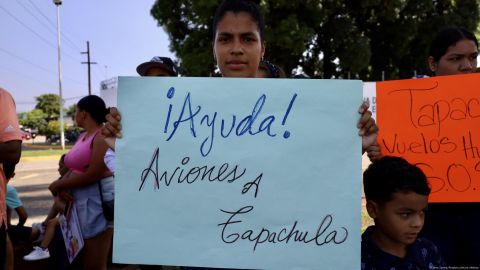 El gobierno de Venezuela les ha dicho que no tiene combustible para realizar vuelos humanitarios.