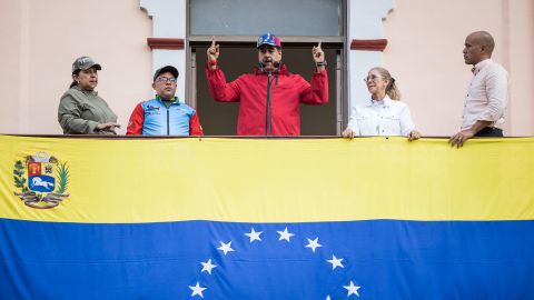 Fotografía del 23 de enero de 2025 donde se observa a Nicolás Maduro en un acto de Gobierno, en Caracas (Venezuela).