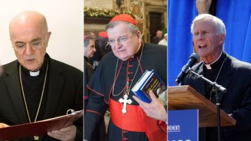 Tres de sus principales opositores fueron un nuncio apostólico, un obispo y un cardenal.