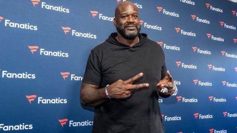Shaquille O'Neal durante una fiesta posterior al Super Bowl 2025.