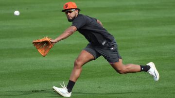 Matos se ha afianzado en el jardín derecho de San Francisco Giants.