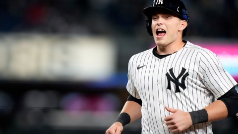 Ben Rice durante un encuentro ante Arizona Diamondbacks.