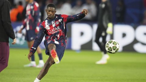 Dembele es la principal carta ofensiva del PSG esta temporada.
