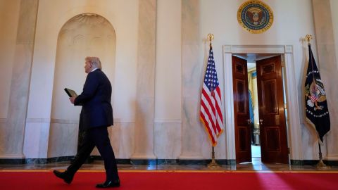 Trump rumbo al Salón Este de la Casa Blanca