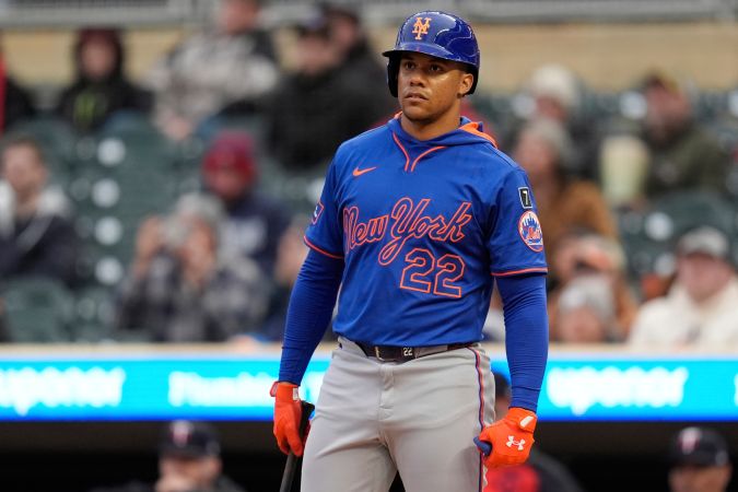 Juan Soto no ha tenido un buen inicio con los Mets.