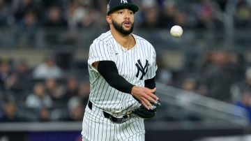 Devin WIlliams durante una actuación con New York Yankees.
