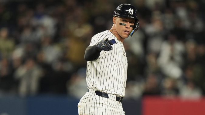 Aaron Judge en un juego ante Kansas City Royals.