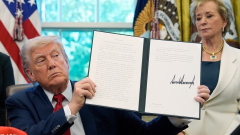 Firma de orden ejecutiva sobre Educación en la Casa Blanca