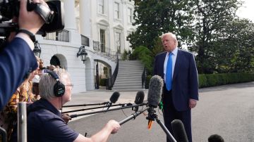 El presidente Donald Trump en la Casa Blanca