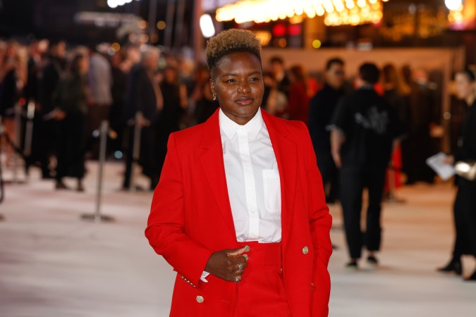 Nicola Adams posa para los fotógrafos a su llegada al estreno de 'MobLand' el jueves 27 de marzo de 2025 en Londres. (Foto de Millie Turner/Invision/AP)