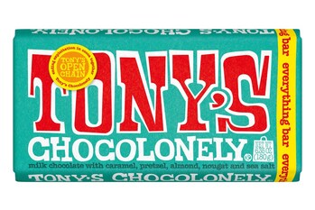 Las Tony's Chocolonely Everything Bar tienen fecha de vencimiento del 28 de febrero y el 2 de abril de 2026.