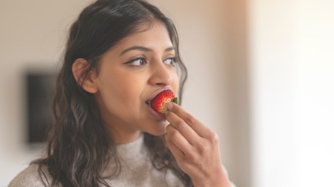 Comer fresas