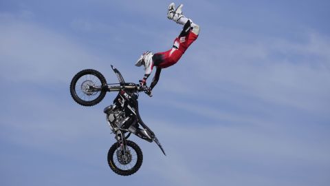 Competencia de Motocross.